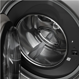 Asko, Professional, 9 kg, depth 70,6 cm, 1400 rpm, stainless steel - Front load washing machine