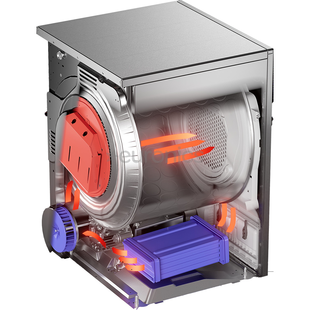 Asko, Professional, 7 kg, sügavus 65,4 cm, roostevaba teras - Pesukuivati