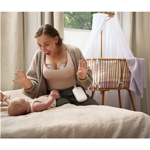 Philips Avent Hands-free, valge - Elektriline topeltrinnapump
