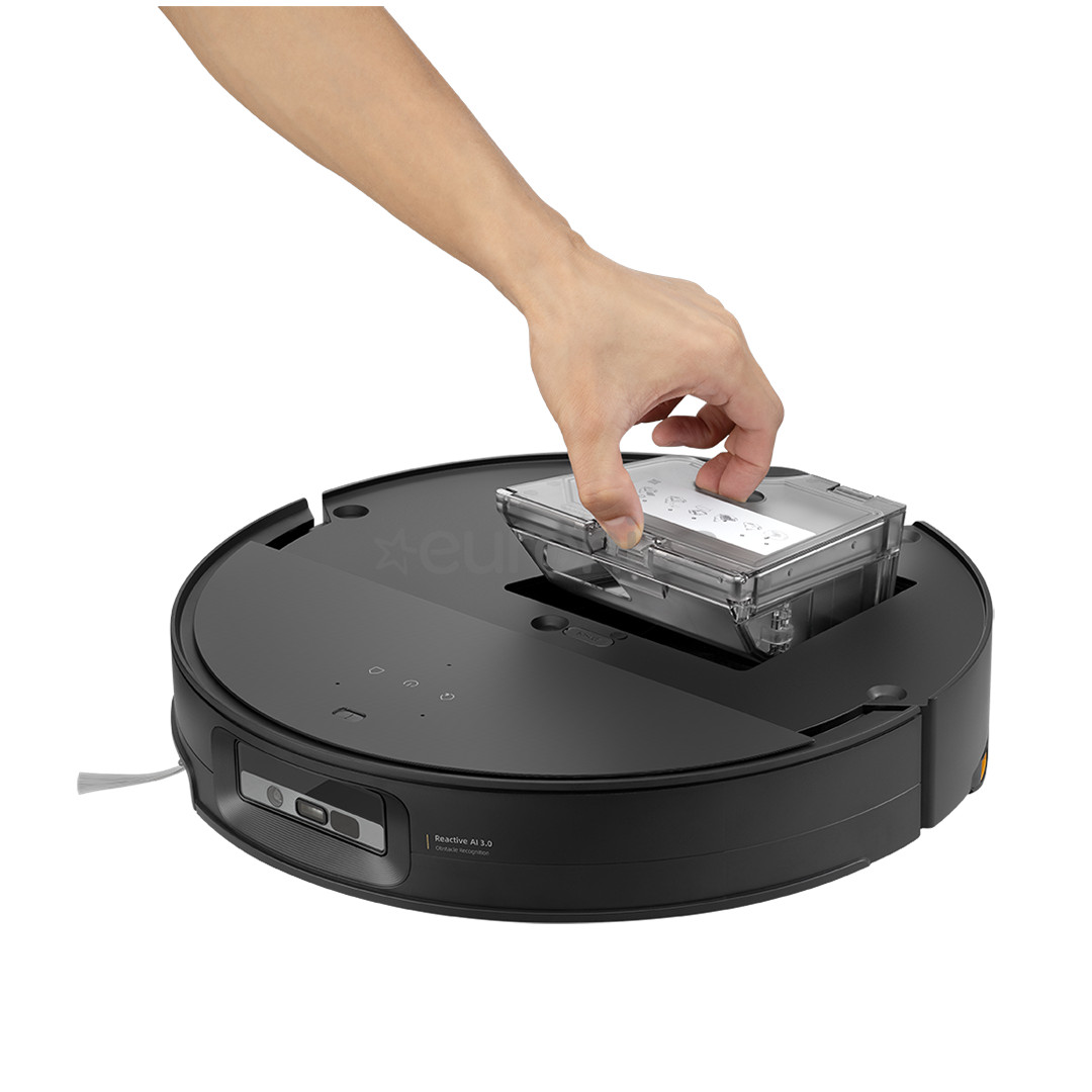 Roborock Saros 10, wet & dry, black - Robot vacuum cleaner