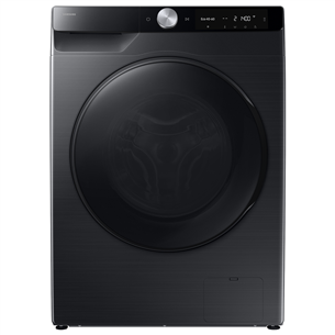 Samsung, 5 kg / 9 kg, depth 48 cm, 1400 rpm, black - Washer-dryer combo WD90DG6G94BBU4