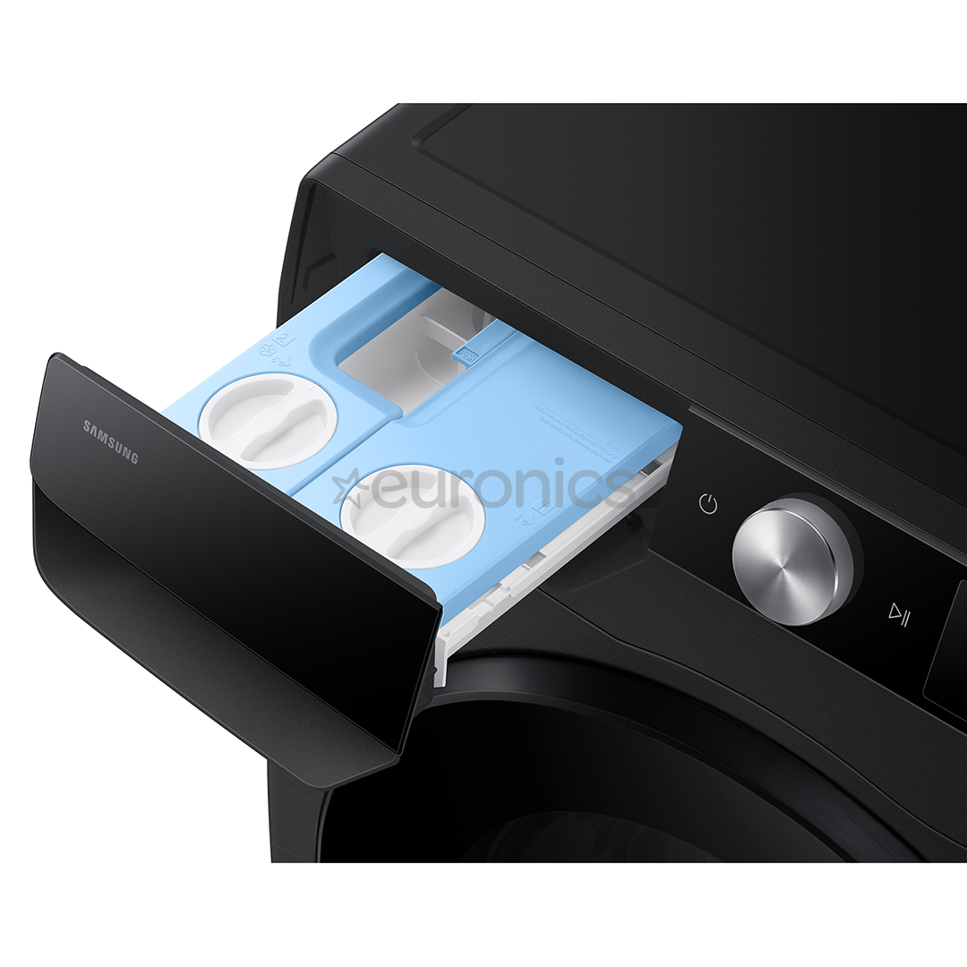 Samsung, 5 kg / 9 kg, depth 48 cm, 1400 rpm, black - Washer-dryer combo