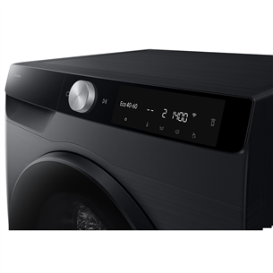 Samsung, 5 kg / 9 kg, depth 48 cm, 1400 rpm, black - Washer-dryer combo