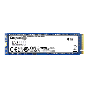 Kingston SNV3S, 4 TB, sinine - SSD SNV3S/4000G