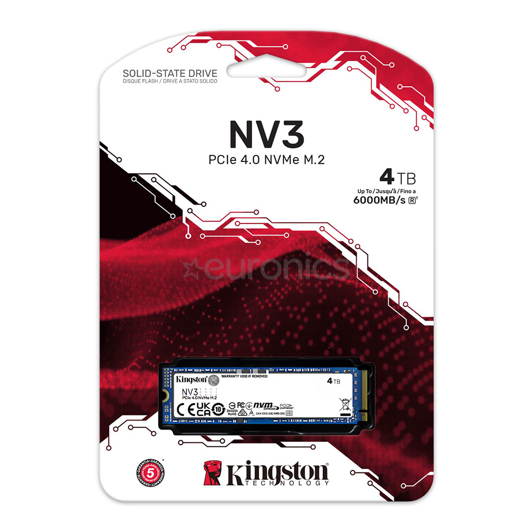 Kingston SNV3S, 4 TB, sinine - SSD