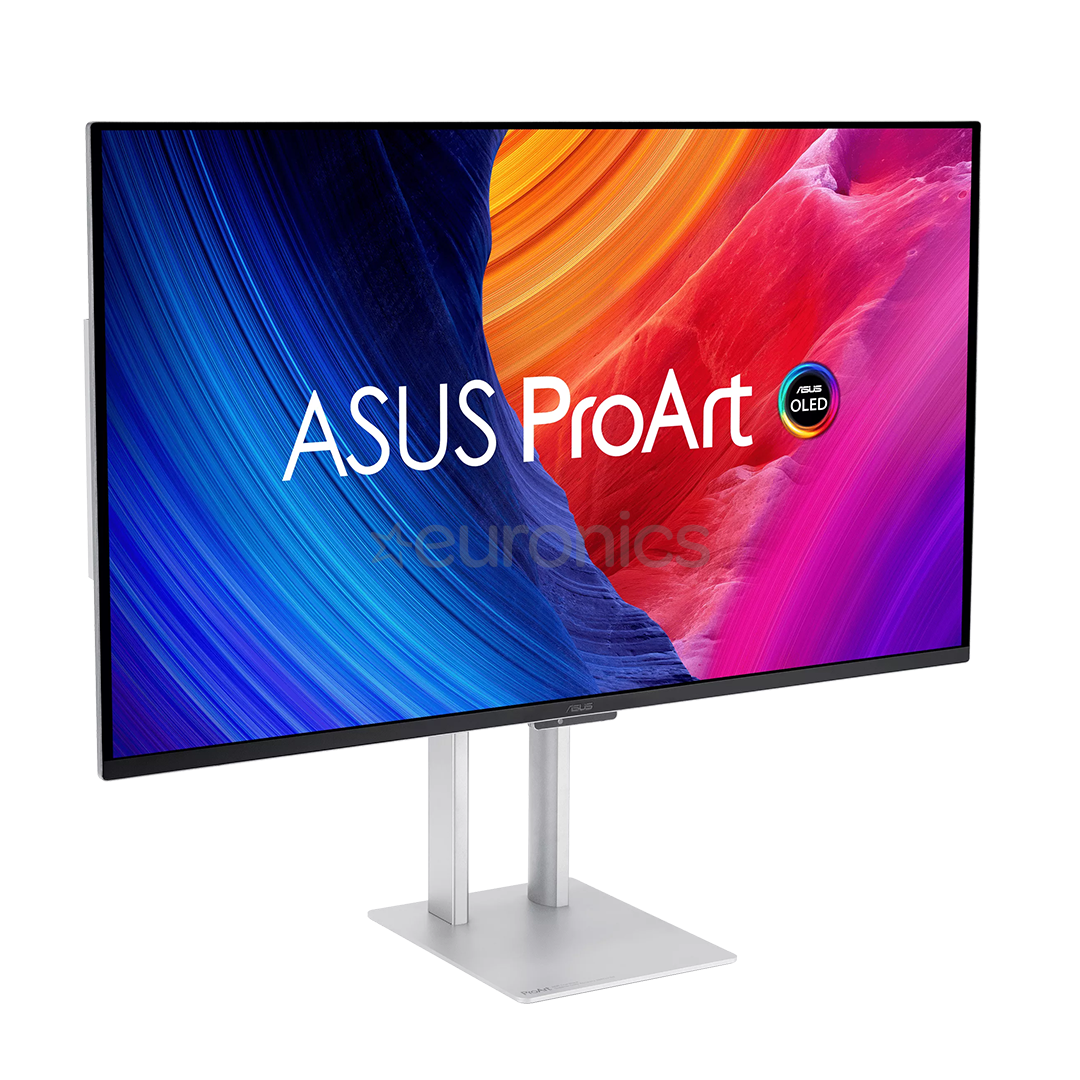 Asus ProArt OLED, 32'', 240 Гц, OLED, серебристый - Монитор