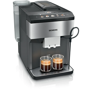 Siemens EQ500, must/hõbedane - Espressomasin TP516RX3