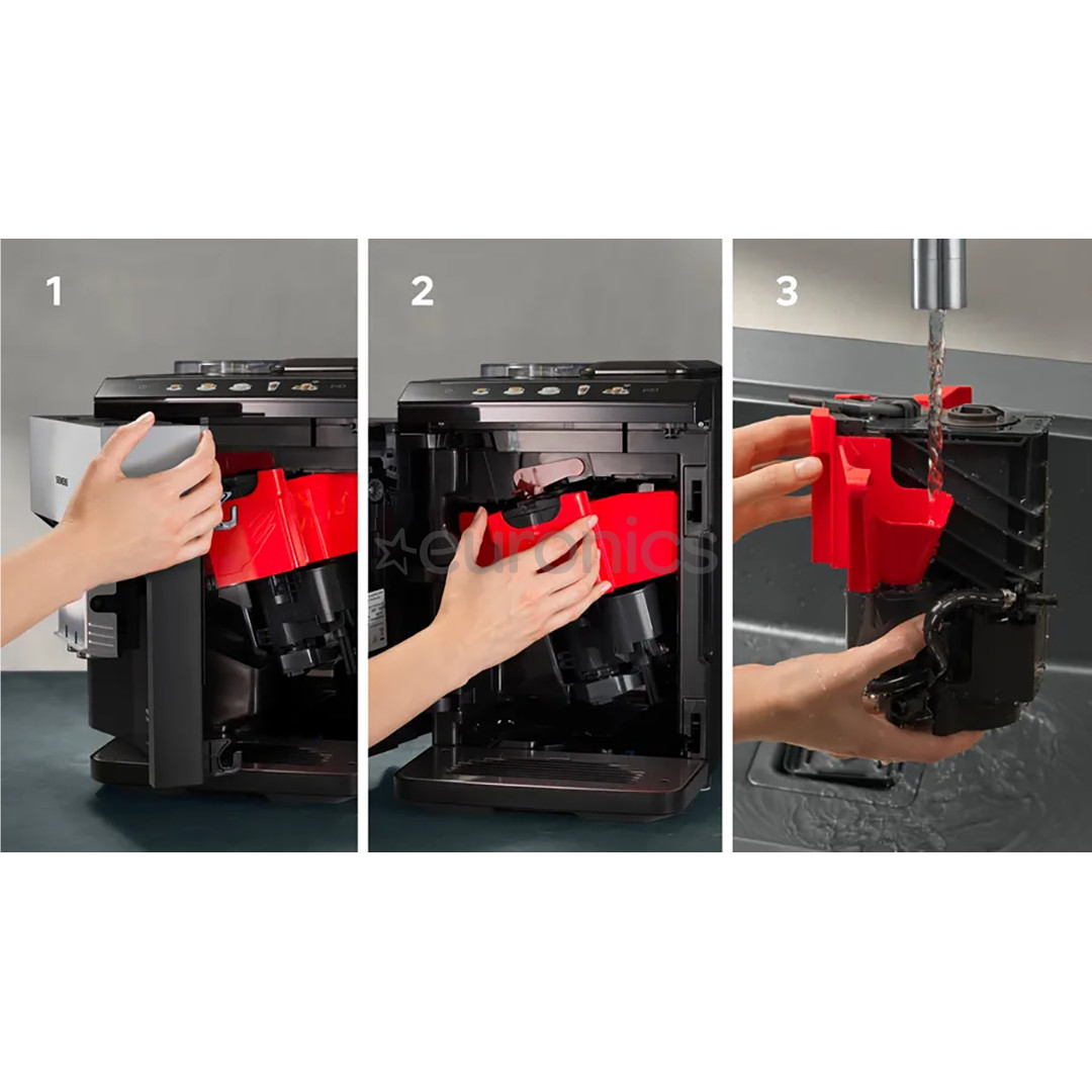 Siemens EQ500, must/hõbedane - Espressomasin