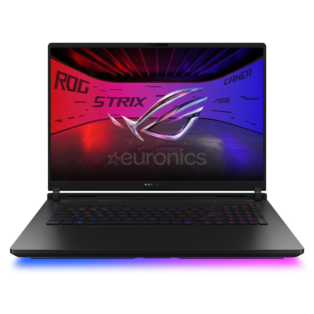 Asus ROG Strix SCAR 18, 2.5K, Mini-LED, 240 Гц, Ultra 9, 32 ГБ, 2 ТБ, RTX 5080, ENG, черный - Ноутбук