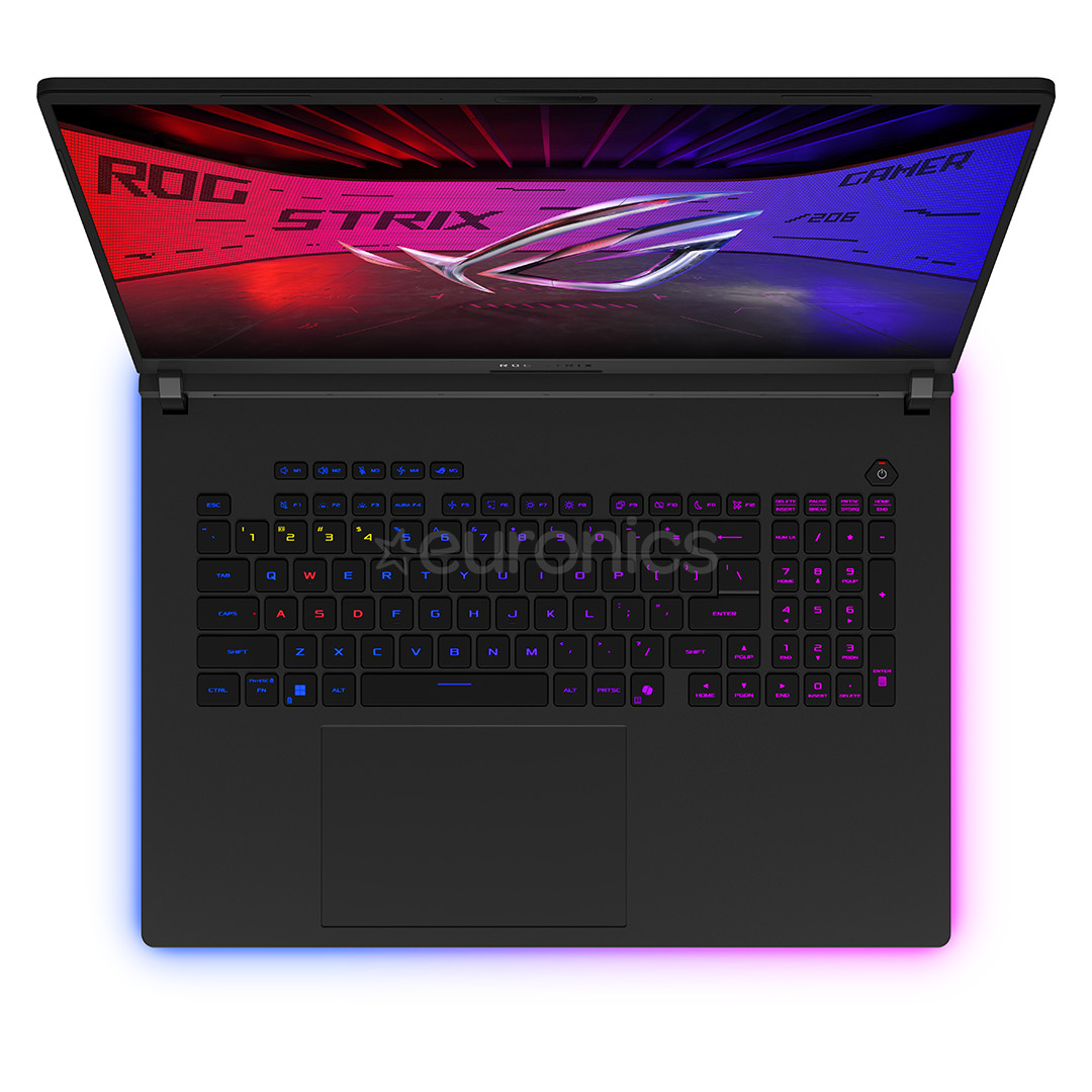 Asus ROG Strix SCAR 18, 2.5K, Mini-LED, 240 Гц, Ultra 9, 32 ГБ, 2 ТБ, RTX 5080, ENG, черный - Ноутбук