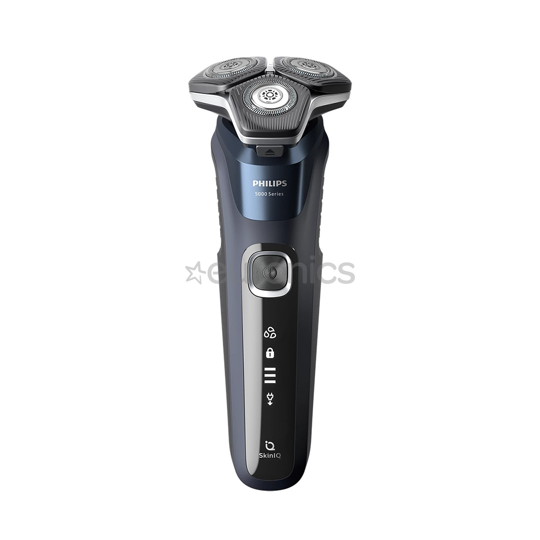 Philips Shaver Series 5000 Wet & Dry, black/blue - Shaver