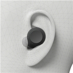 Sony WF-C710N, must - Täisjuhtmevabad kõrvaklapid