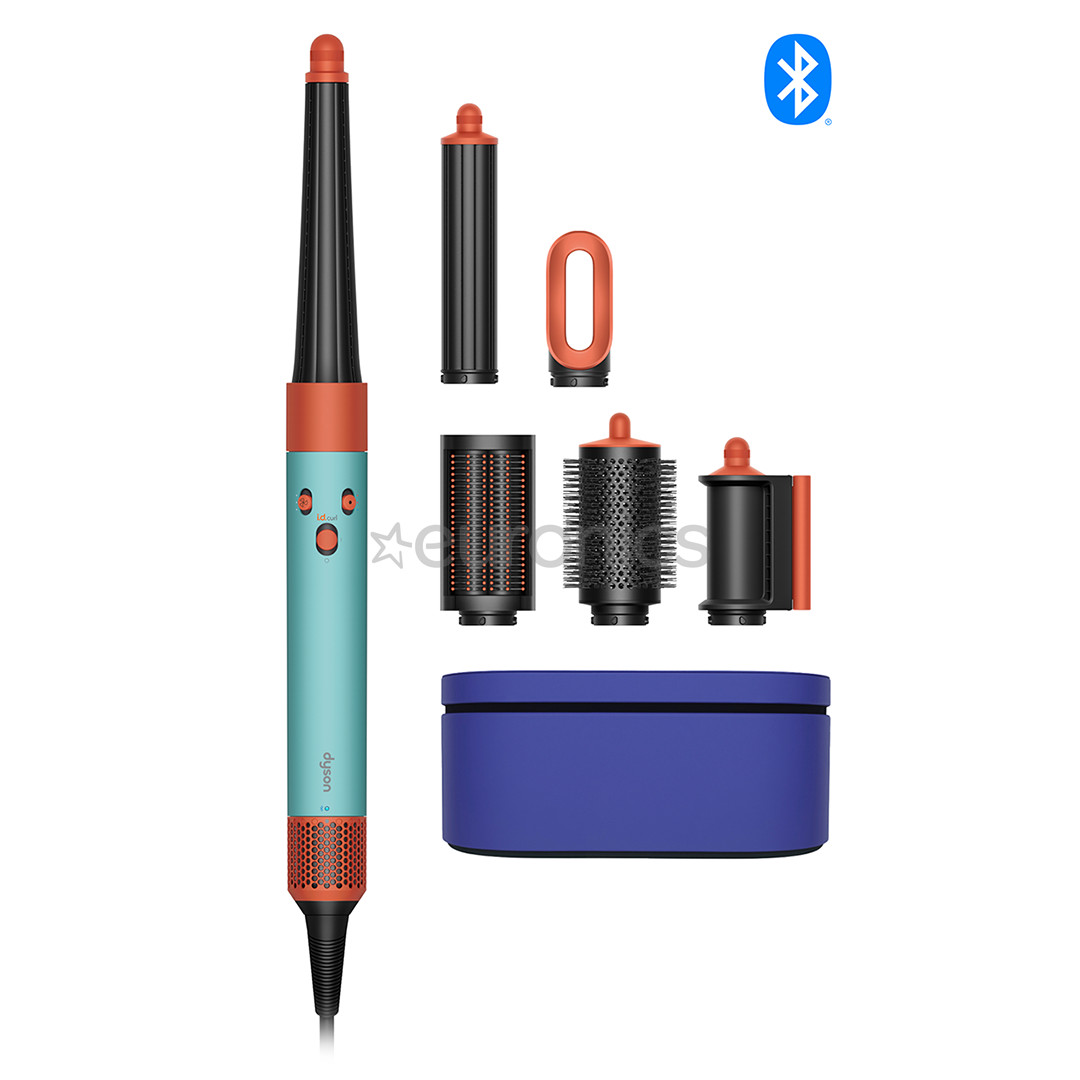 Dyson Airwrap i.d.™, Bluetooth®, 1300 W, Ceramic Pop/Topaz, helesinine/oranž - Juuste kujundamise seade