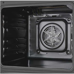 Hansa, 62 L, width 60 cm, inox - Gas cooker with electric oven