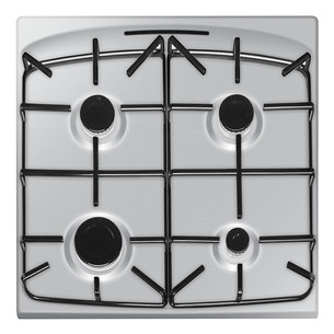 Hansa, 62 L, width 60 cm, inox - Gas cooker with electric oven