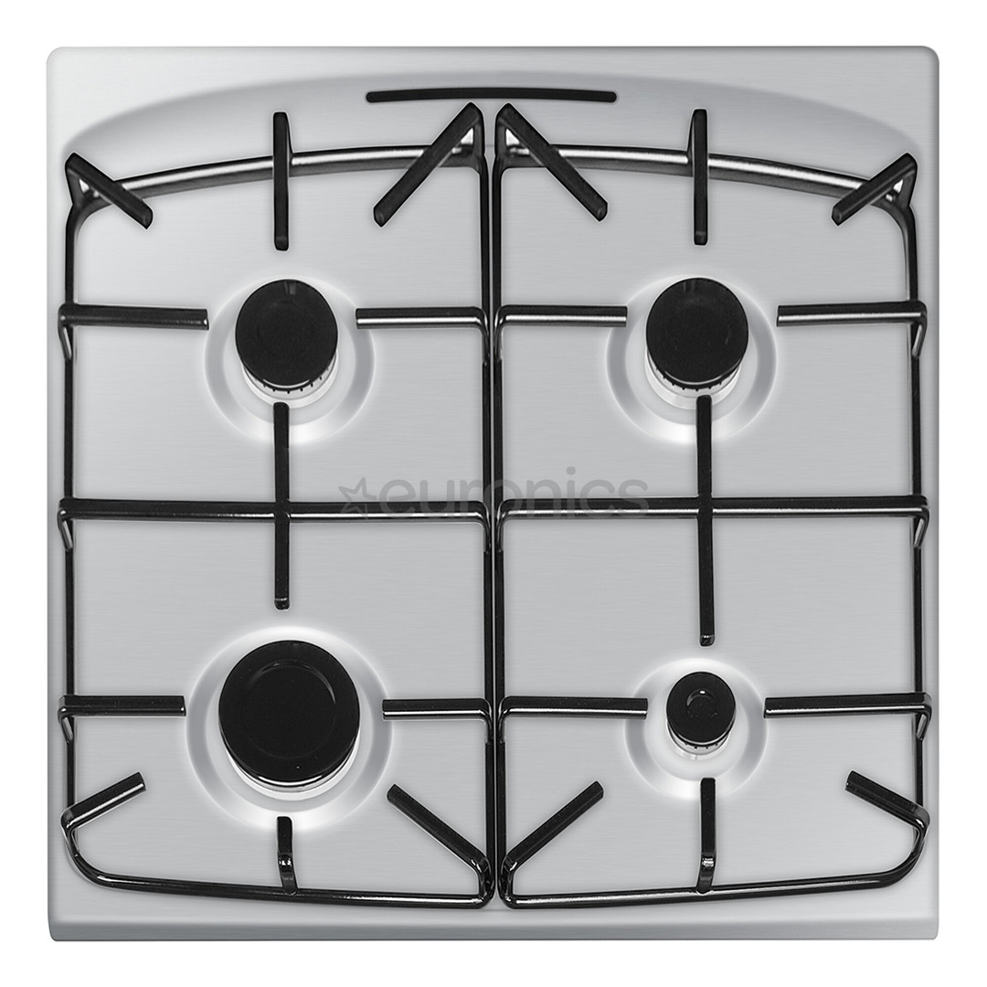 Hansa, 62 L, width 60 cm, inox - Gas cooker with electric oven