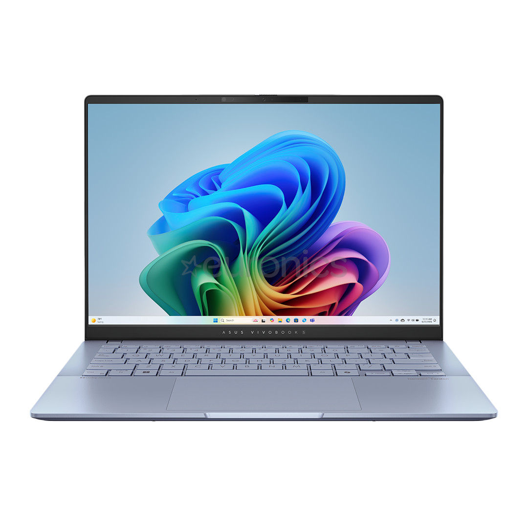 Asus Vivobook S14 OLED, 14'', WUXGA, Ultra 5, 16 GB, 512 GB, Copilot+, ENG, mist blue - Notebook