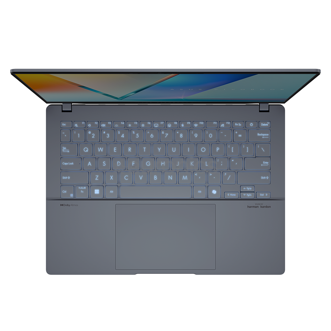 Asus Vivobook S14 OLED, 14'', WUXGA, Ultra 5, 16 GB, 512 GB, Copilot+, ENG, mist blue - Notebook