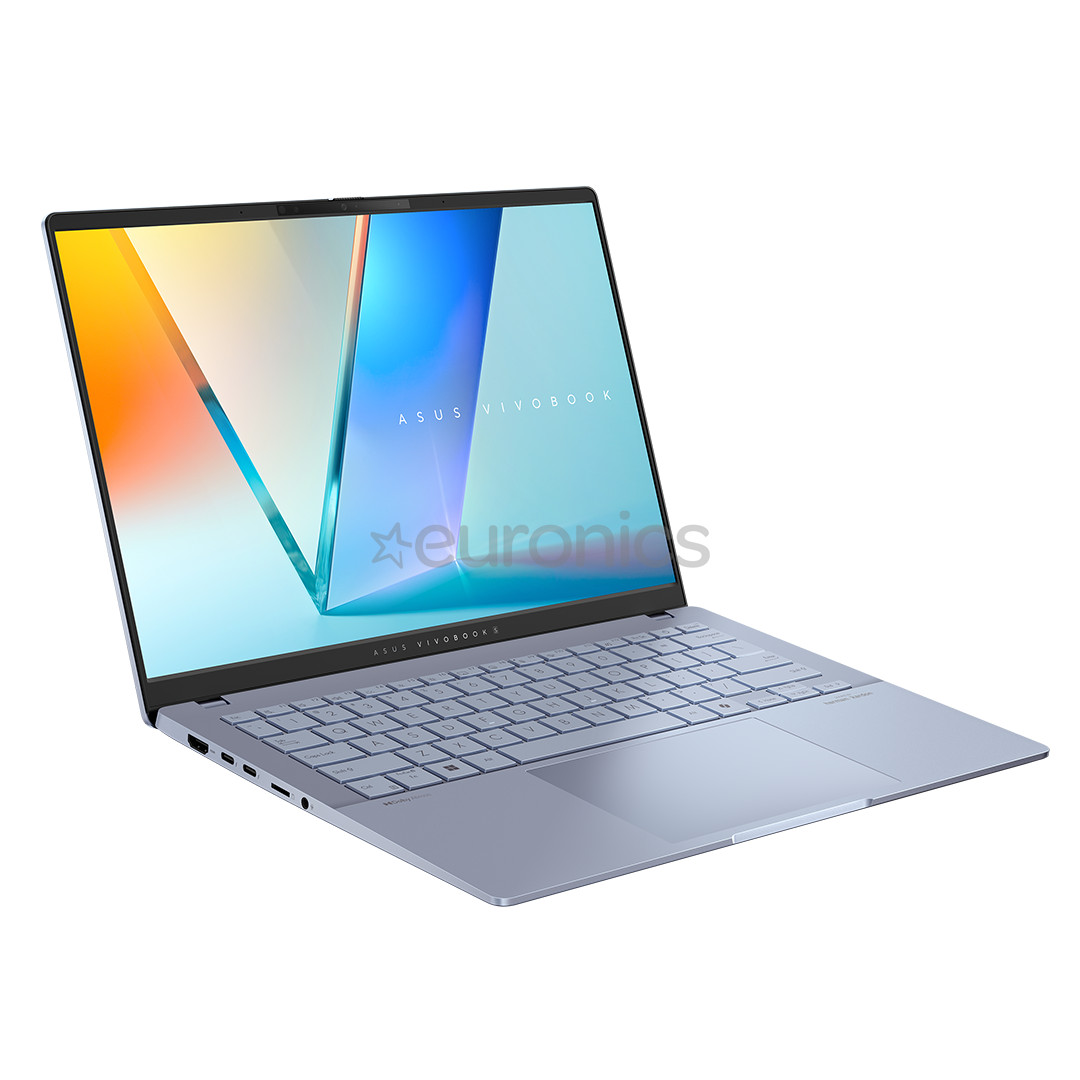 Asus Vivobook S14 OLED, 14'', WUXGA, Ultra 5, 16 GB, 512 GB, Copilot+, ENG, mist blue - Notebook