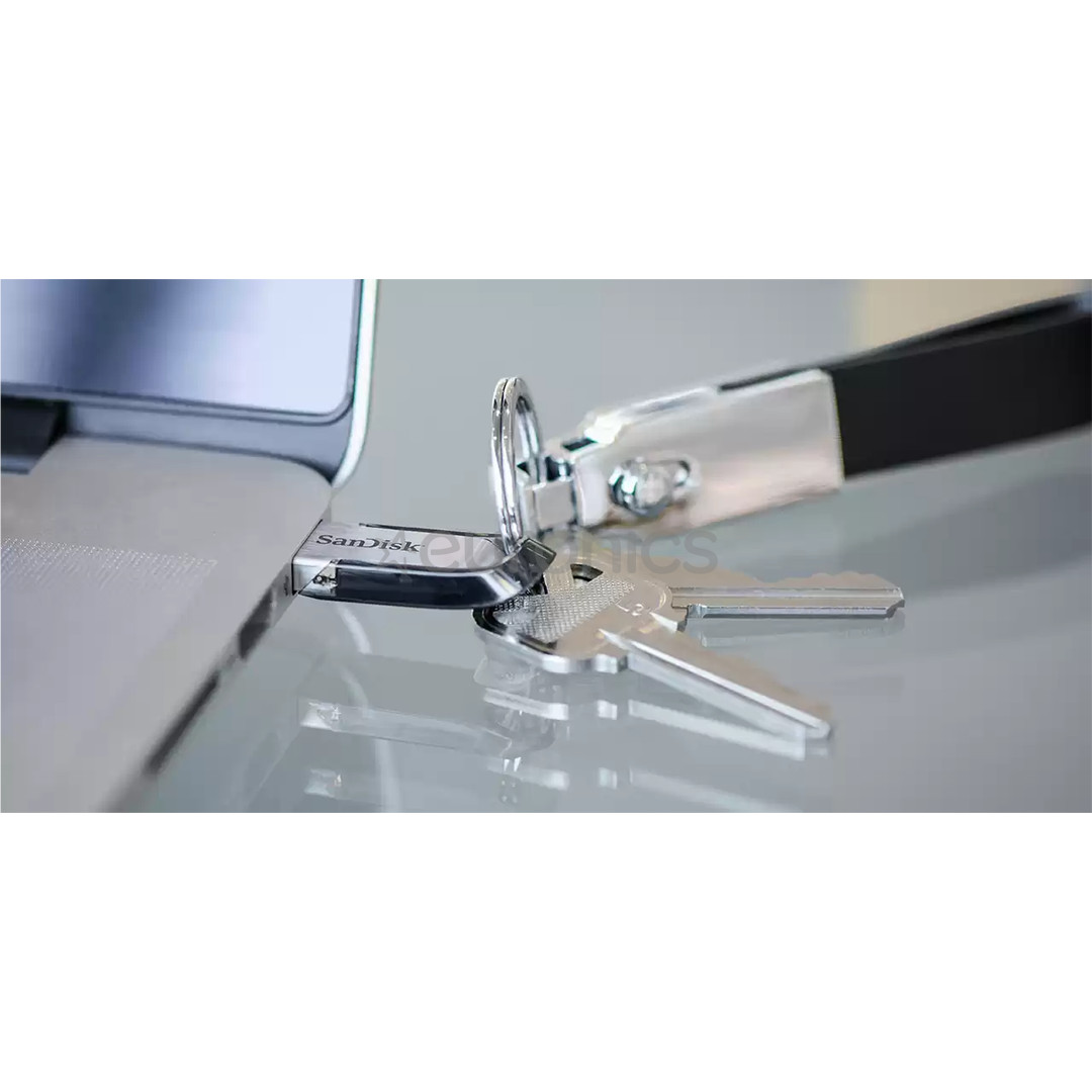 SanDisk Ultra Flair, USB 3.0, 512 GB, must - Mälupulk