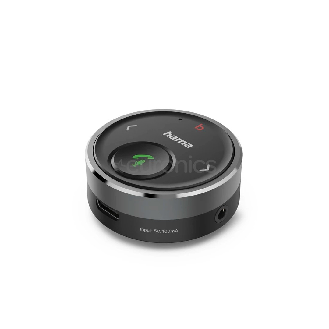 Hama Bluetooth® Receiver for Cars, 3,5 mm, must - Bluetooth vastuvõtja