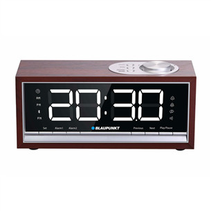 Blaupunkt Clockradio CR60BT, коричневый - Радиочасы CR60BT