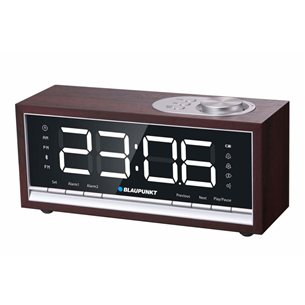 Blaupunkt Clockradio CR60BT, pruun - Kellraadio