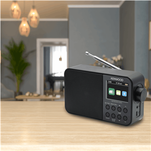Kenwood Portable DAB+ Radio CR-M30DAB, must - Raadio