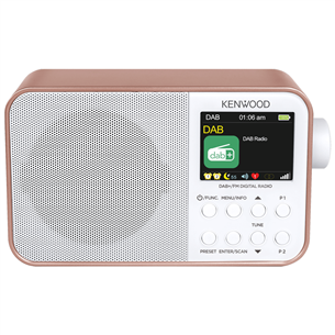 Kenwood Portable DAB+ Radio CR-M30DAB, rose gold/white - Radio CR-M30DAB-R