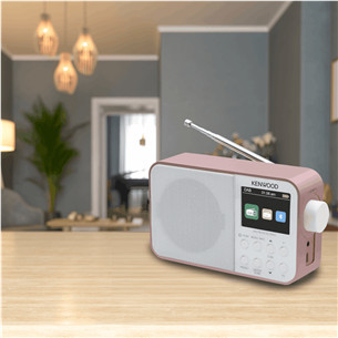 Kenwood Portable DAB+ Radio CR-M30DAB, rose gold/white - Radio