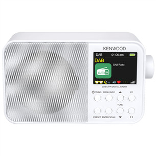 Kenwood Portable DAB+ Radio CR-M30DAB, valge - Raadio CR-M30DAB-W