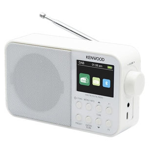 Kenwood Portable DAB+ Radio CR-M30DAB, valge - Raadio