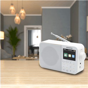 Kenwood Portable DAB+ Radio CR-M30DAB, valge - Raadio