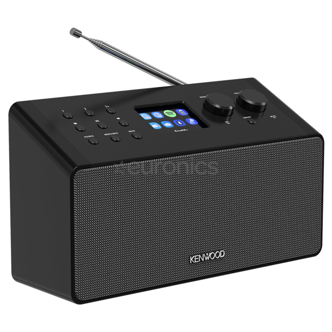 Kenwood Radio CR-ST90S, must - Kaasaskantav raadio