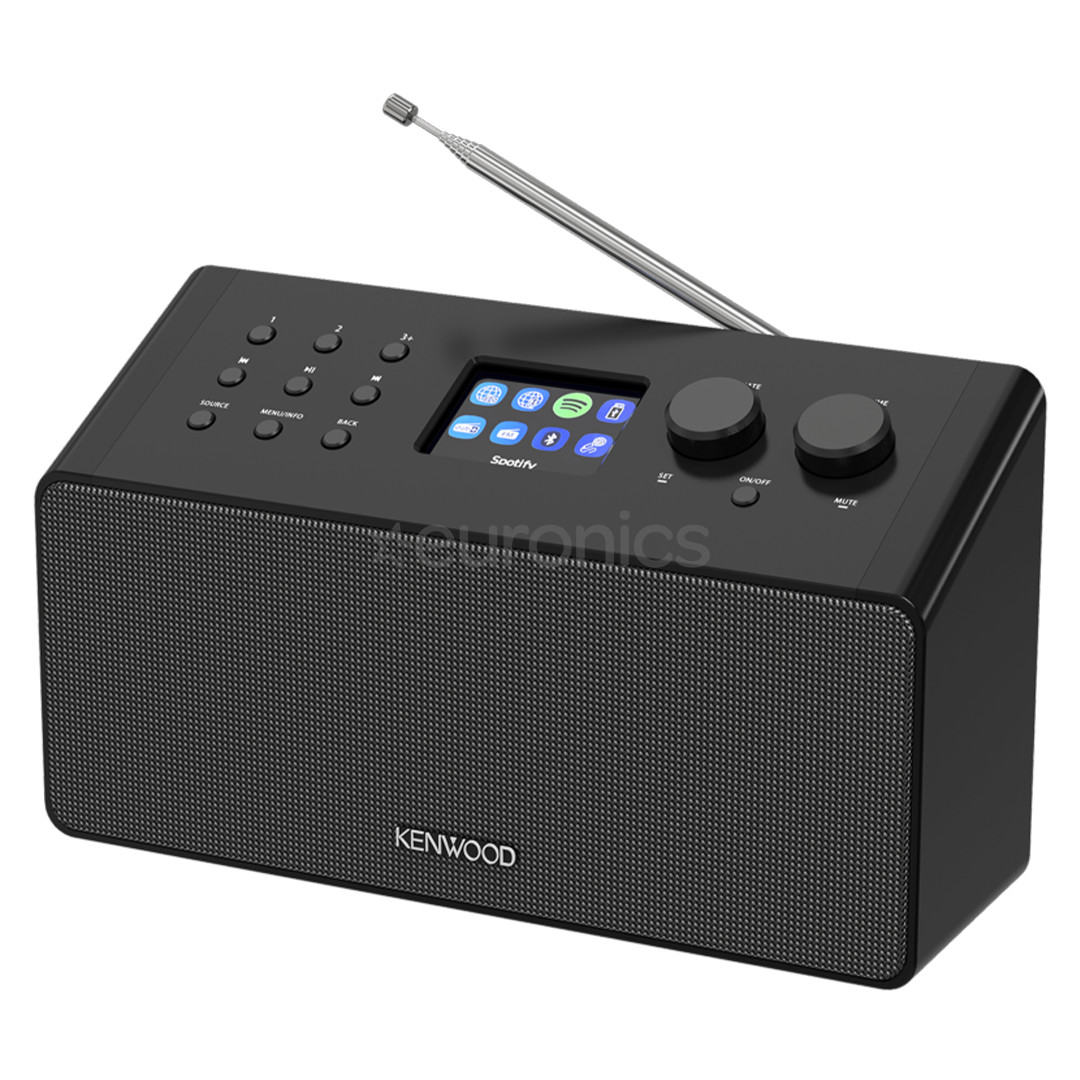 Kenwood Radio CR-ST90S, must - Kaasaskantav raadio