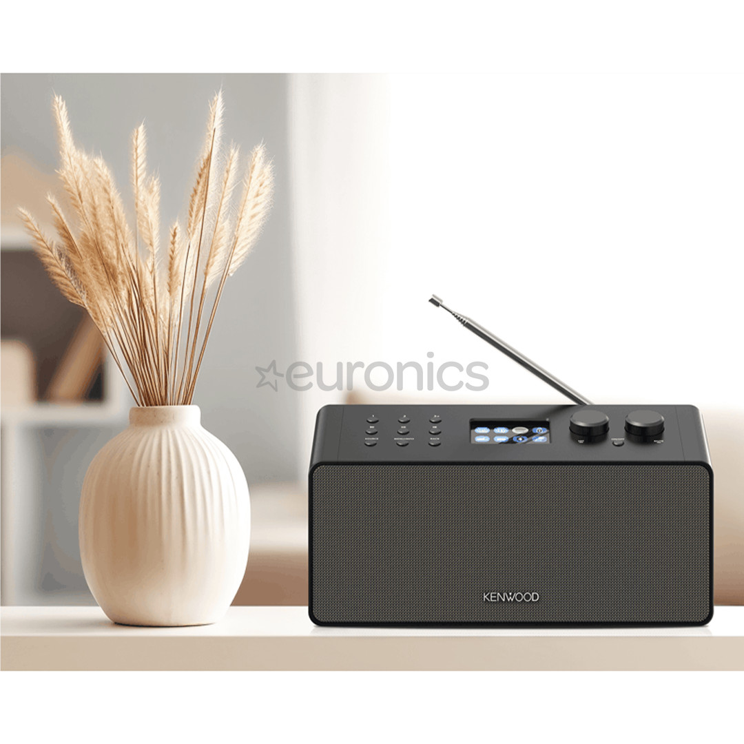 Kenwood Radio CR-ST90S, must - Kaasaskantav raadio