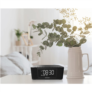 Kenwood Clock Radio CR-ST40DAB, черный  - Радиочасы