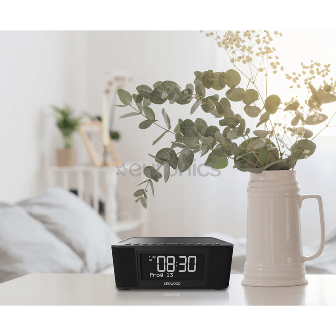 Kenwood Clock Radio CR-ST40DAB, черный  - Радиочасы