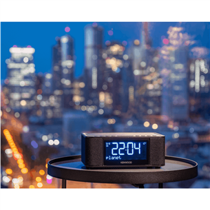 Kenwood Clock Radio CR-ST40DAB, must - Kellraadio
