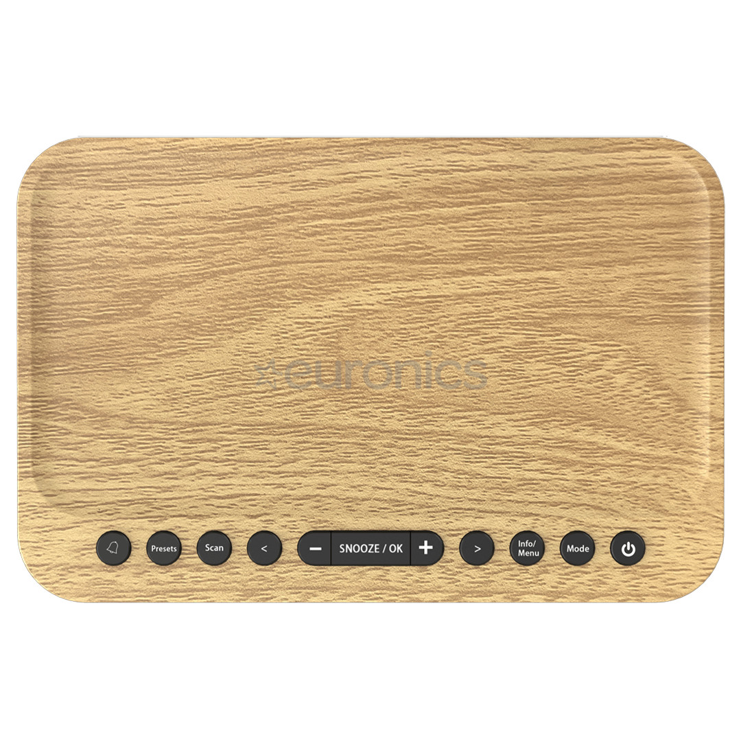 Kenwood Clock Radio CR-ST40DAB, светло-коричневый - Радиочасы