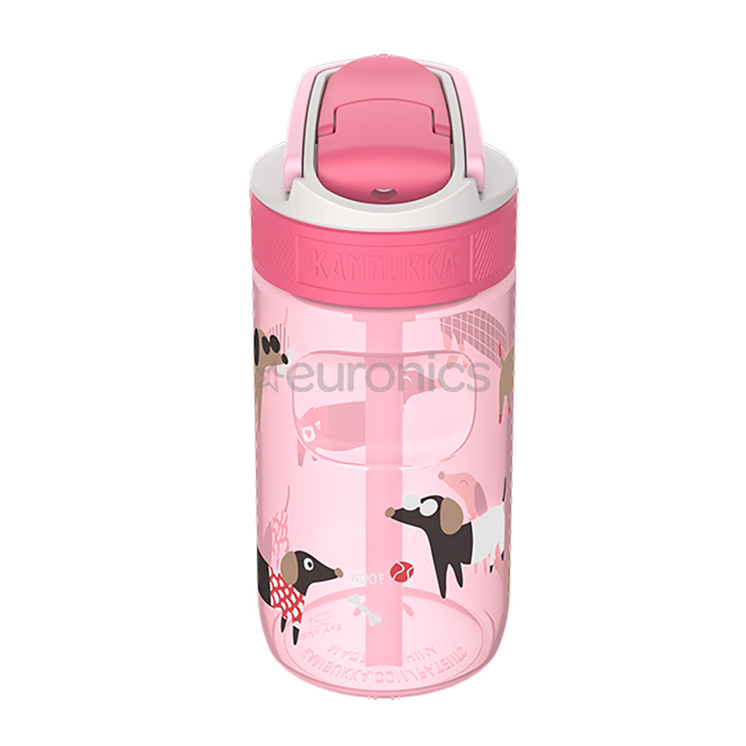Kambukka Lagoon Diva Dogs, 400 ml, pink - Kids bottle