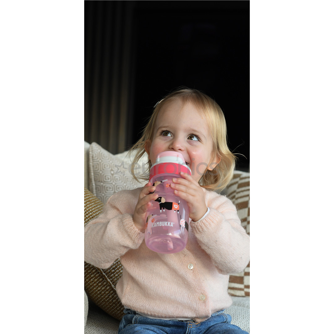 Kambukka Lagoon Diva Dogs, 400 ml, pink - Kids bottle
