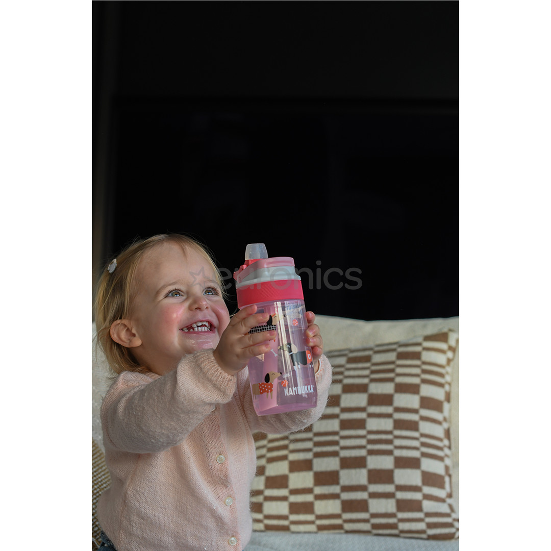 Kambukka Lagoon Diva Dogs, 400 ml, pink - Kids bottle