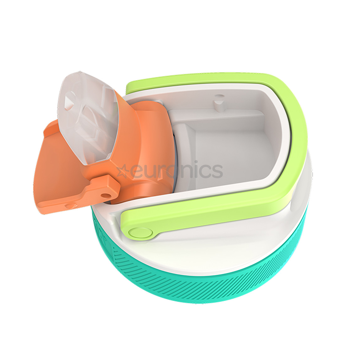 Kambukka Lagoon Disco Zoo, 400 мл, сине-зеленый - Детская бутылка