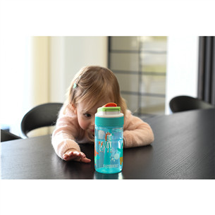 Kambukka Lagoon Disco Zoo, 400 мл, сине-зеленый - Детская бутылка