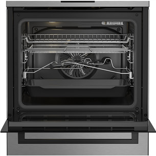 Beko, 72 L, laius 60 cm, roostevaba teras - Gaasipliit elektriahjuga