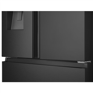 Hisense, No Frost, 612 л, высота 179 см, черный - SBS-холодильник