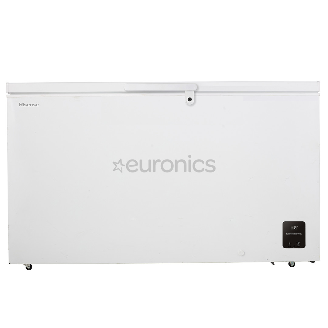 Hisense, 440 L, width 142.9 cm, white - Chest freezer