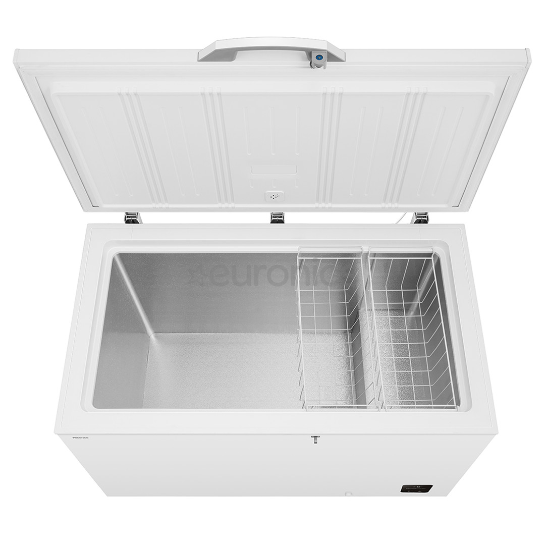 Hisense, 440 L, width 142.9 cm, white - Chest freezer