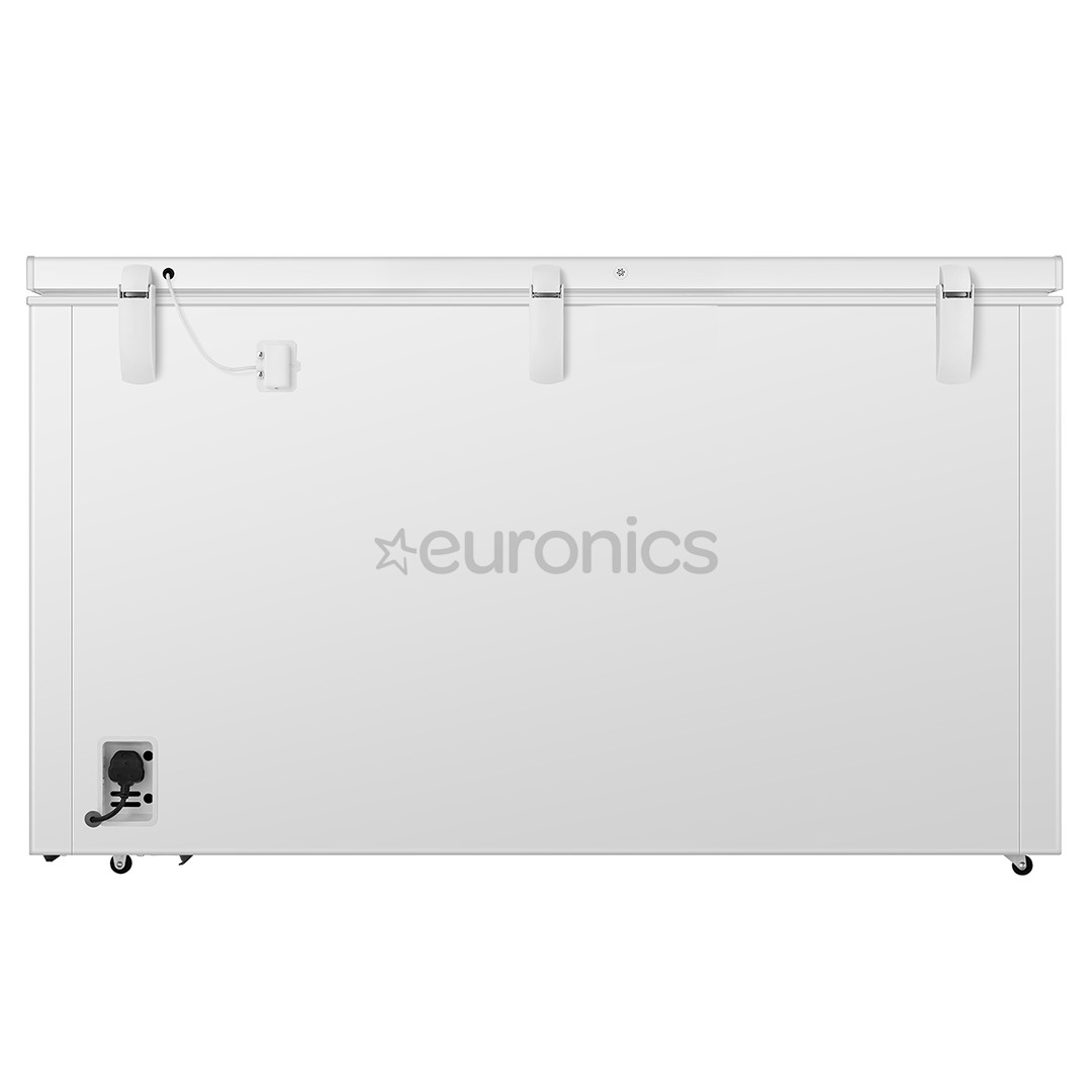 Hisense, 440 L, width 142.9 cm, white - Chest freezer